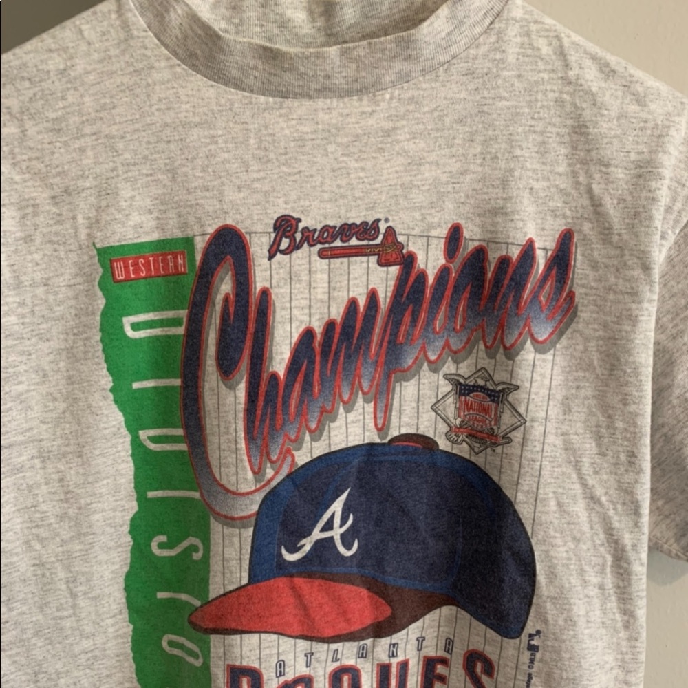 Vintage Atlanta Braves Division Champions T Shirt